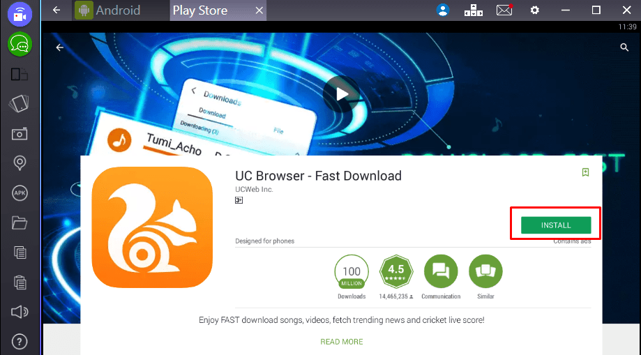 Download Free UC Browser for PC Windows 8